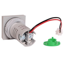 Panel voltammeter AD16-22FVA Green 60-500VAC 0-100A