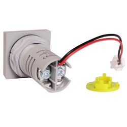 Panel voltammeter AD16-22FVA Yellow 60-500VAC 0-100A