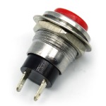 Button DS-318 momentary OFF- (ON) red