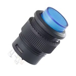Button  R16-503AD-B blue with ON-OFF fixation