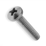 Stainless screw M2.5x8mm half round PH stainless steel 304