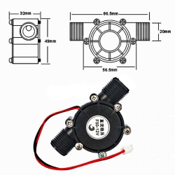  Generator miniature  Hydro-F50-12V DC