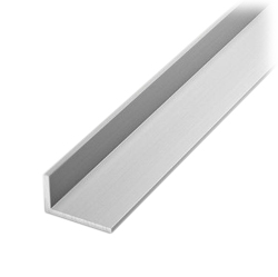 Aluminum corner 20 x 8 x 2 mm., 1 meter.