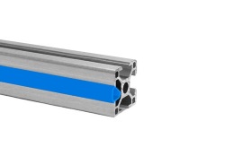 PVC Вкладыш в станочный профиль 20x20 голубой