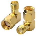 Перехідник RP-SMA male - SMA female 90°