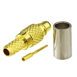 RF connector MMCX male to RG-174 cable