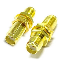 Перехідник SMA-KKY SMA female - SMA female у корпус з гайкою