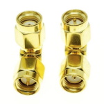Переходник SMA male - RP-SMA male 90°