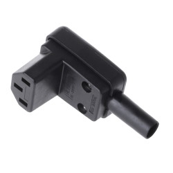 Network socket  C13 RL-2231-A angular vert. 90°for cable (copper)
