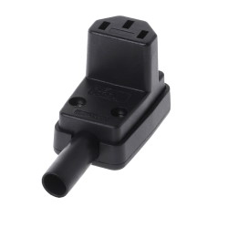 Network socket  C13 RL-2231-A angular vert. 90°for cable (copper)