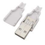 Fork  USB Type A на кабелі в тілі White Type1