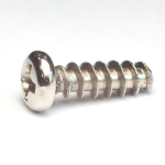 Screw 4x10mm round head nickel plated