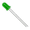 5mm LED Green matt 600-800 mCd 560nm