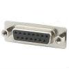 Connector  DB 15-F with stroke racks on a board
